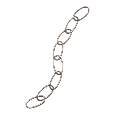 Hanging Plant Extender Chain, Antique Brass, 36-In.