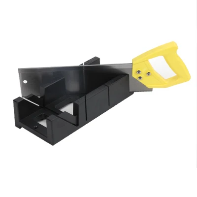 Miter Box With 14 In. Back Saw Kit, Plastic, 12 In.