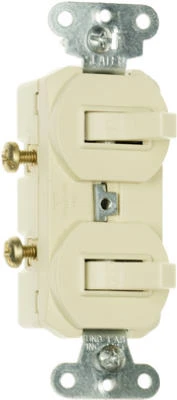 Pass & Seymour 15A 120/277V Combination 2 Switch