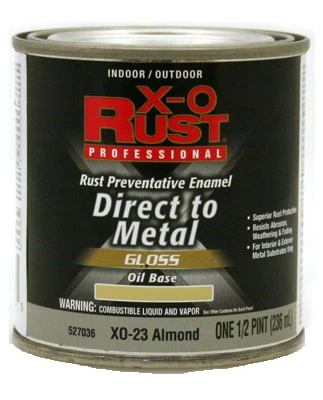 Premium Anti-Rust Oil-Base Paint, Gloss Almond, 1/2 Pt.
