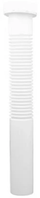 1-1/2-Inch O.D. x 12-Inch Flexible Drain Extension Tube