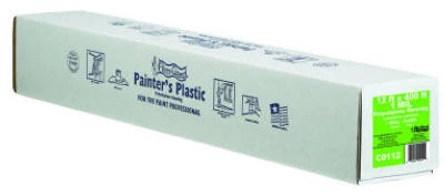 Polyethylene Sheeting, Clear, 1-Mil , 12 x 400-Ft.