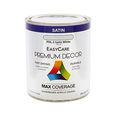Premium Decor Hot Red Gloss Enamel Paint, 1/2 Pt.