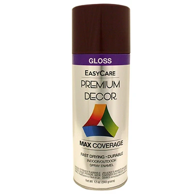 Premium Decor Spray Paint, Shutter Red Gloss, 12 oz.