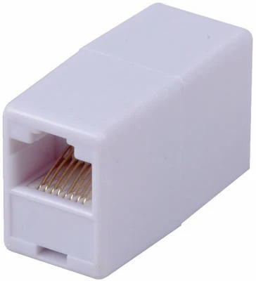 Cat5/cat6 In-line White Coupler For Extended Connectivity - Model Tph560r1v