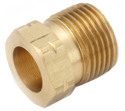 Pipe Fittings, Standard Pol Nut, 7/8 Hex x 1 In. Propane LH Thread