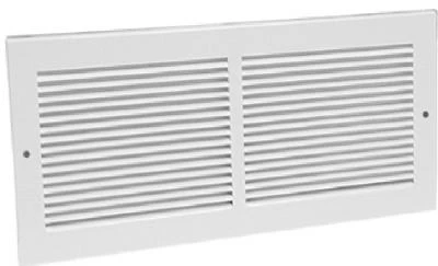 Return Air Grille, Steel, White, 12 x 12-In.