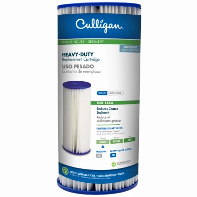 R50-bbsa Heavy Duty 50 Micron Sediment Water Filter Cartridge 4-1/2" Diameter 9-3/4" Height