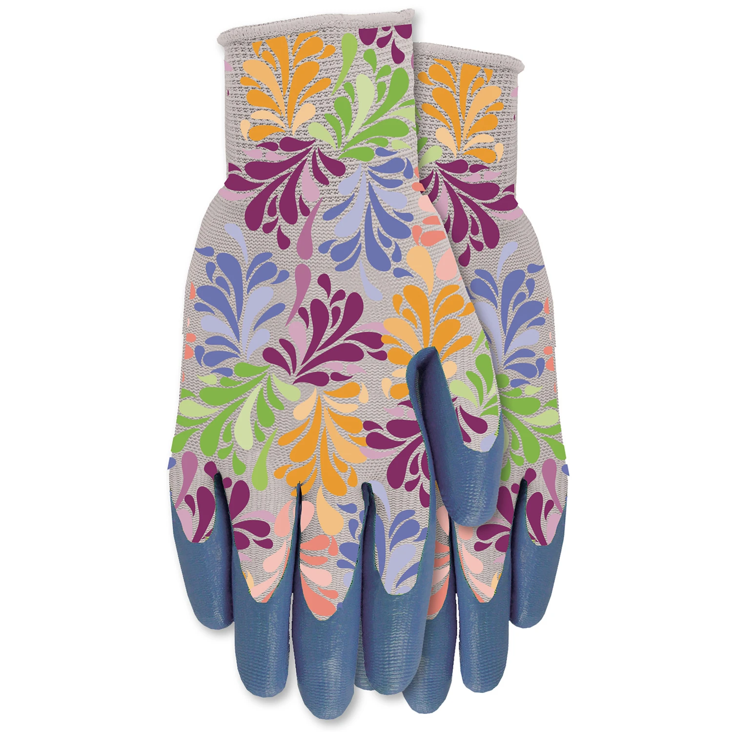 Grip Mate Garden Gloves, Nitrile Dipped Palm, Women's Medium,