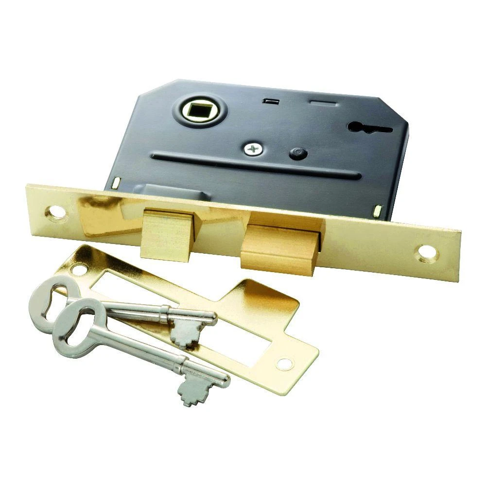 Brass Bit Key Mortise Lock