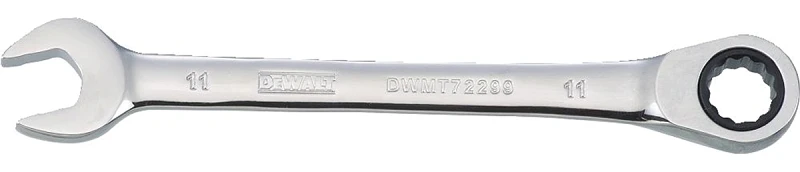MetricRatcheting Combination Wrench, Long-Panel, 11mm
