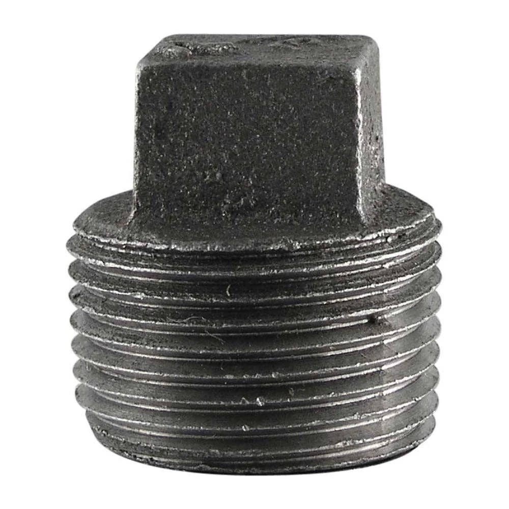 2 In. Black Pipe Plug