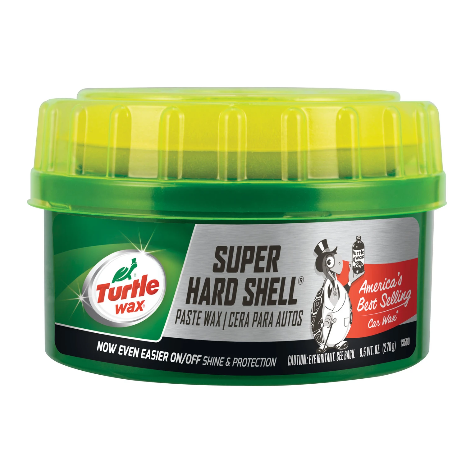 Hard Shell Paste Car Wax, 9.5 oz.
