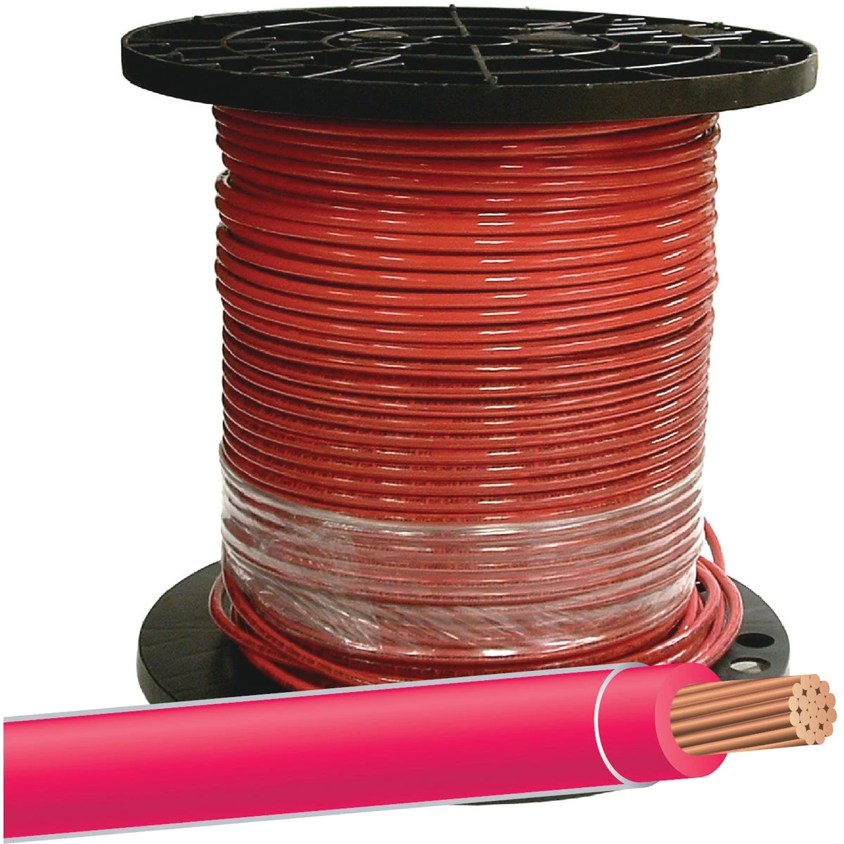 Building Wire, 12 Stranded, Red, 500 Ft.