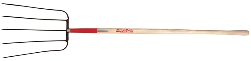 Barley & Straw Fork, 5-Tine, 54-In. Handle