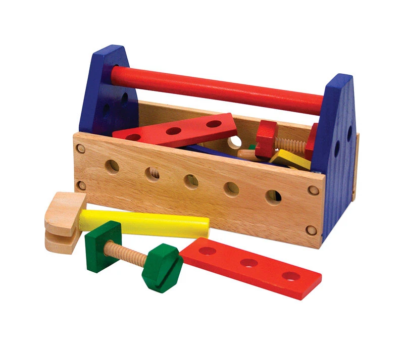 Kids' Wooden Tool Kit, 24-Pc.