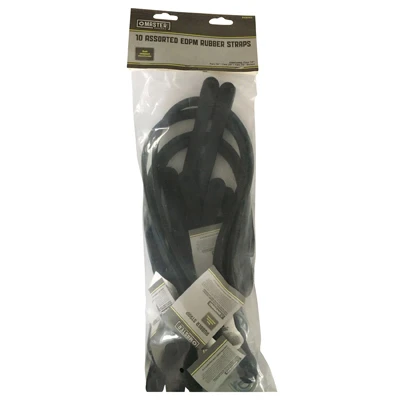 Rubber EDPM Strap, Assorted, 10-Pk.