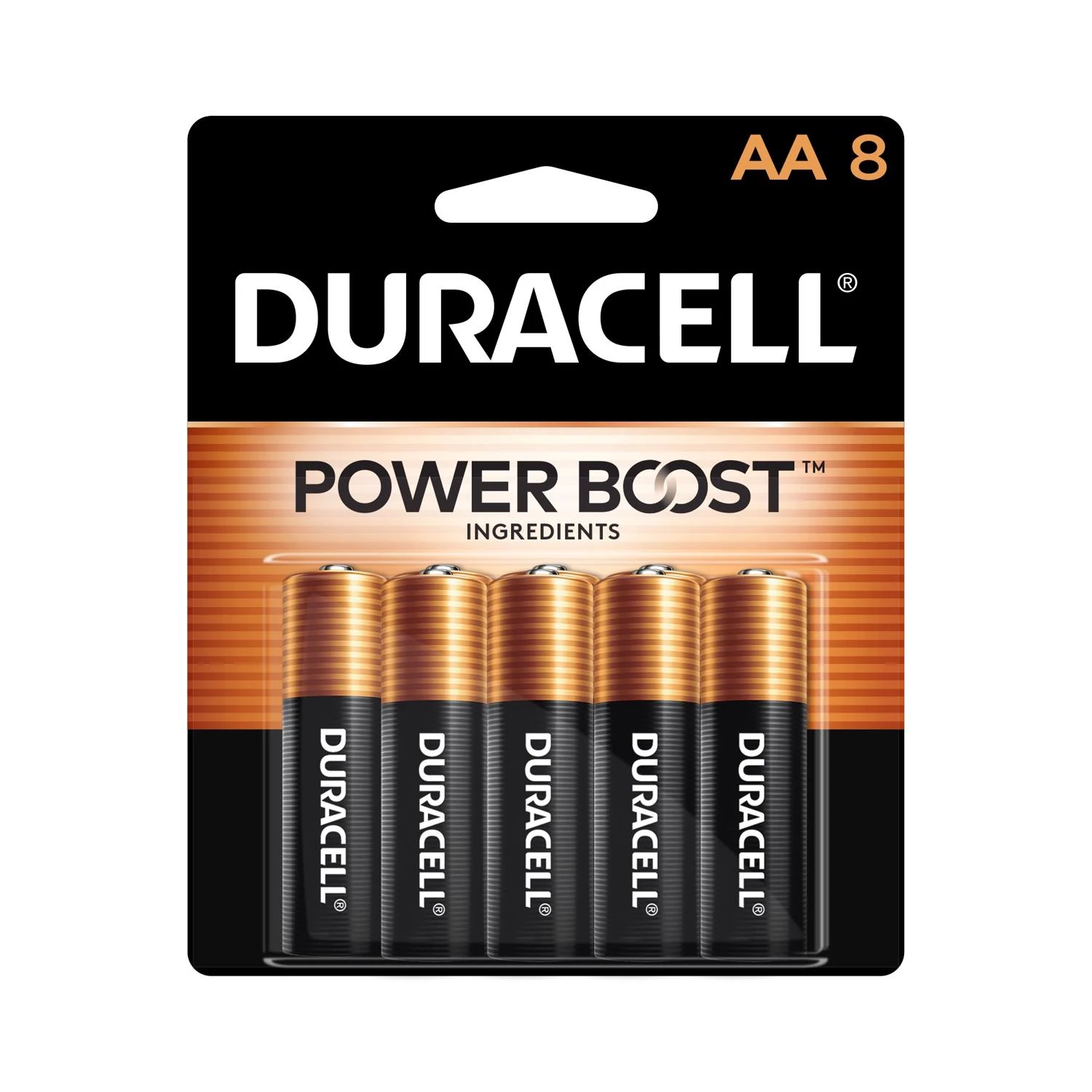 Alkaline Batteries, AA, 8-Pk.