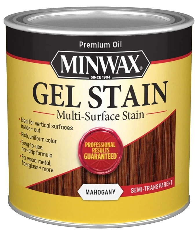Mahongany Gel Wood Stain Finish, 1/2 Pt.