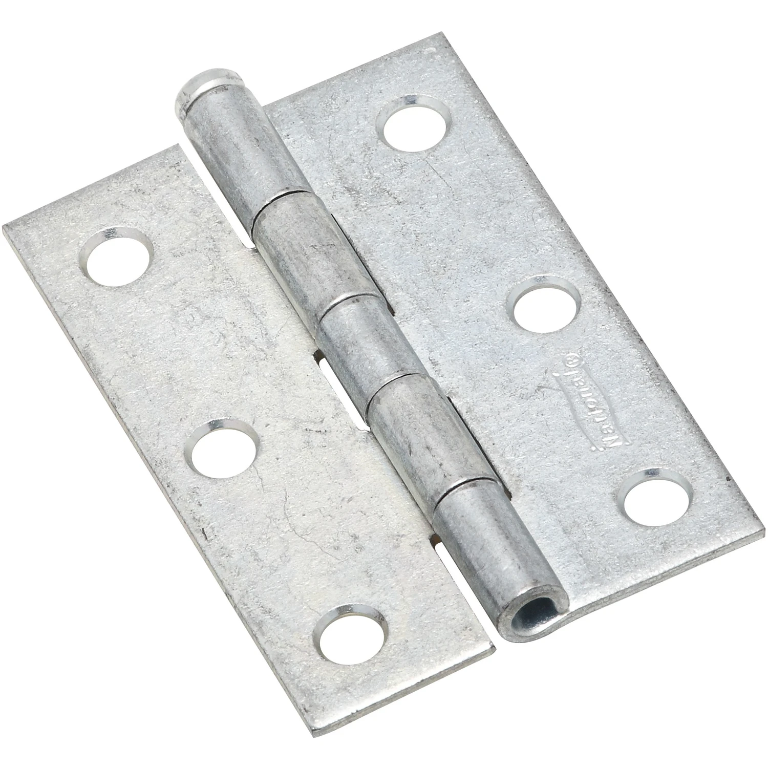 Zinc Hinges, Narrow, Light-Duty, 2-Pk., 3 x 2 In.