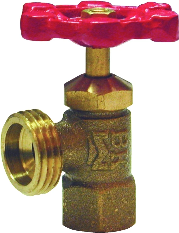 Brass Boiler Drain, 1/2 In. Diameter