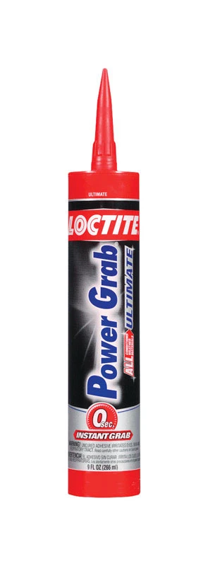 Power Grab Ultimate Construction Adhesive 9 Oz. White Cartridge