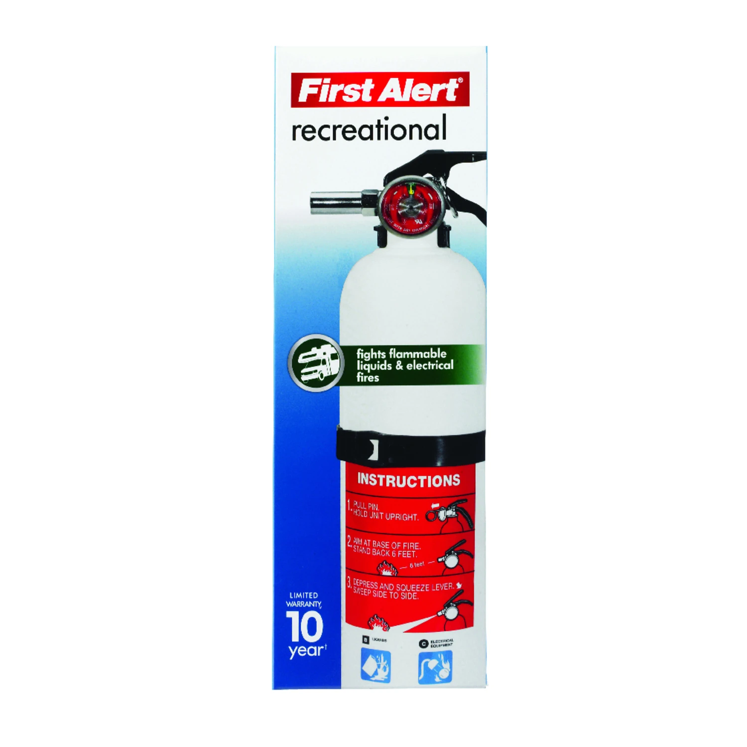 Fire Extinguisher, 2-Lbs., 5-B:C