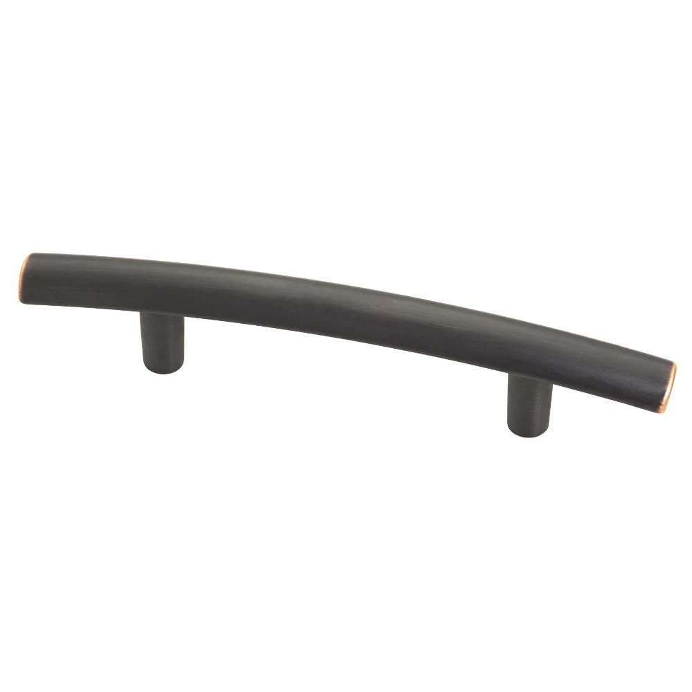 Arched Cabinet Pull, Bronze & Copper, 3-In.