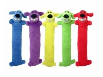 Loofa Dog Toy, Assorted Colors, Large