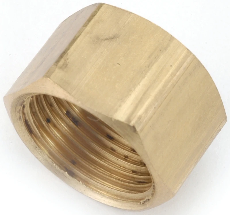 Compression Cap, Brass, 3/8 In.