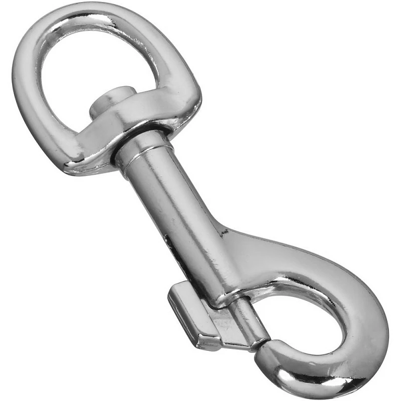 Bolt Snap, Nickel, 3/4 x 3-11/16 In.