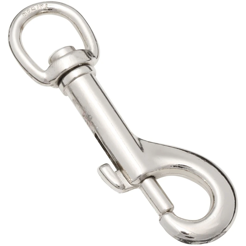 Bolt Snap, Nickel, 1/2 x 3 In.