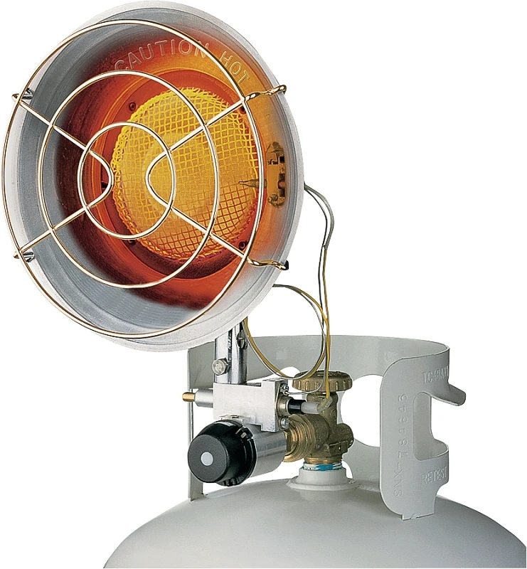 Tt-15s/csa Single Tank Top Propane Heater, 9000-15000 Btu, Steel Construction