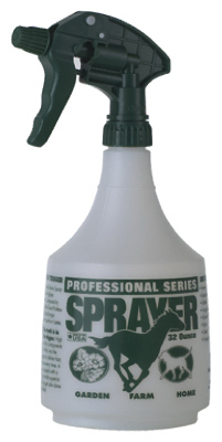 Spray Bottle, Professional, Green, 32 oz.