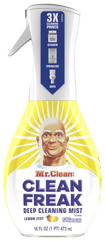Clean Freak Deep Cleaning Multi Surface Mist Starter Kit, Lemon, 16 oz.