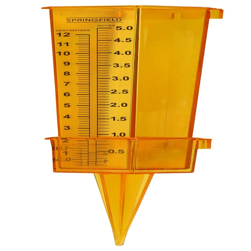 Taylor Precision 2-in-1 Rain Gauge And Sprinkler Stake 2 In. W X 8 In. L Model 90107