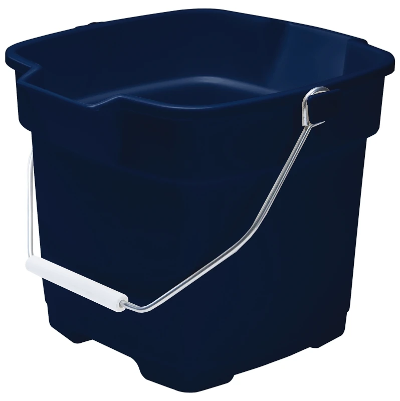 Plastic Bucket, Royal Blue, 12 Qt.