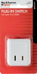 Pass & Seymour 15A White Plug In Cord Switch