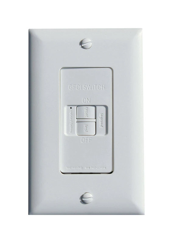 Pass & Seymour GFCI, Dead Front, 20A, White