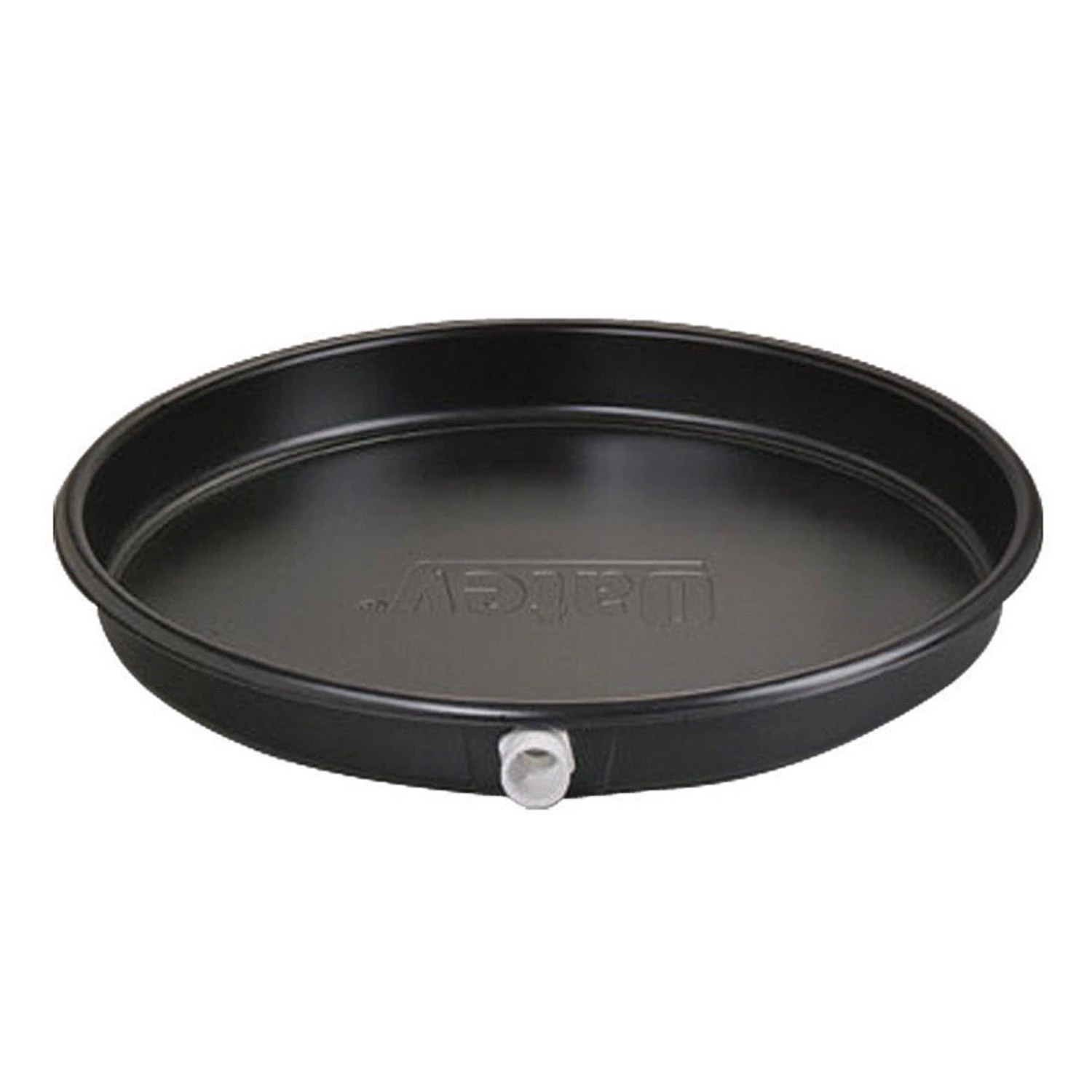 24 Inch Diameter Plastic Water Heater Drain Pan With 1 To 1-1/2 Inch Pvc Adaptor