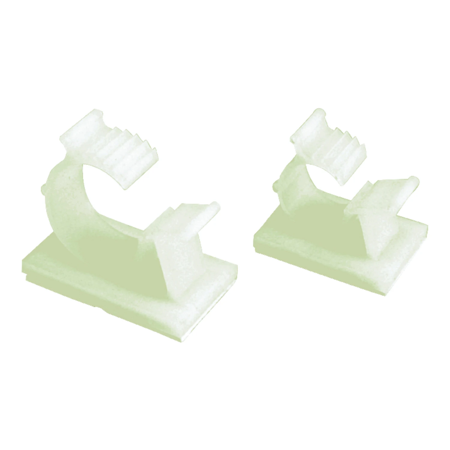 Releasable Cable Clamps, Adhesive, 3/8-In. I.D., 6-Pk.