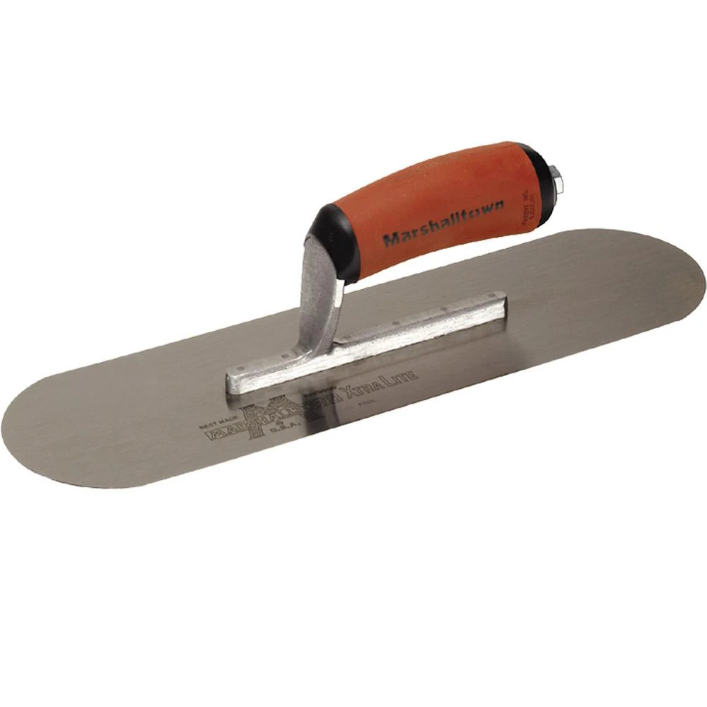 Pool Trowel, Flexible Steel Blade, 14 x 4-In.,DuraSoft Handle