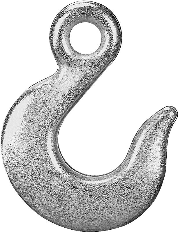 Eye Slip Hook, Zinc Plated, 5/16 In.