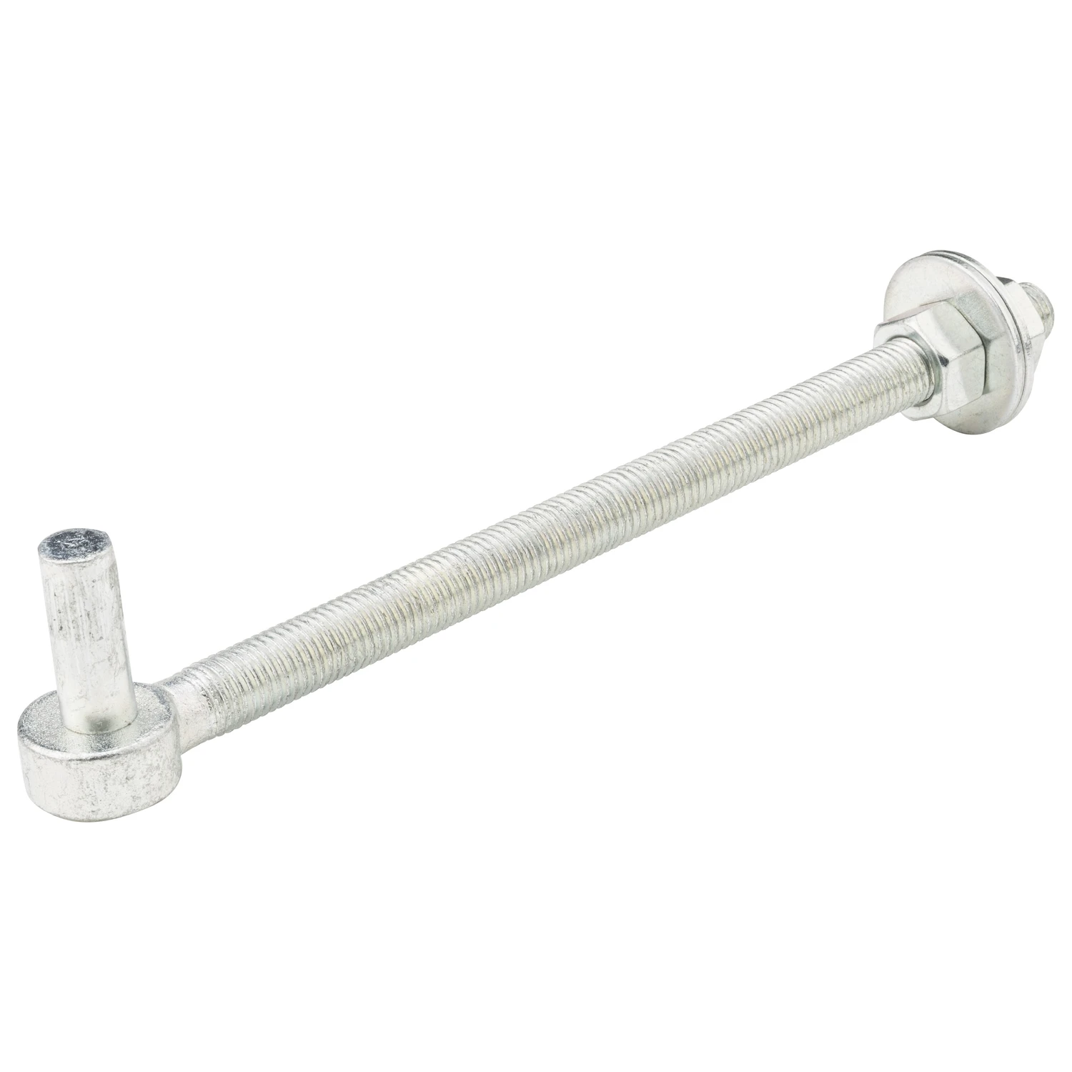 Zinc Bolt Gate Hook, 3/4 x 12 In.