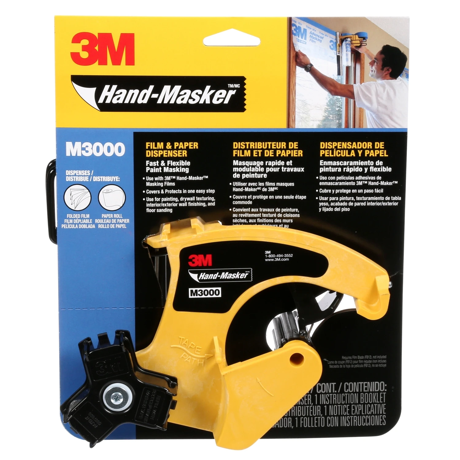 Hand Masker Tape Dispenser