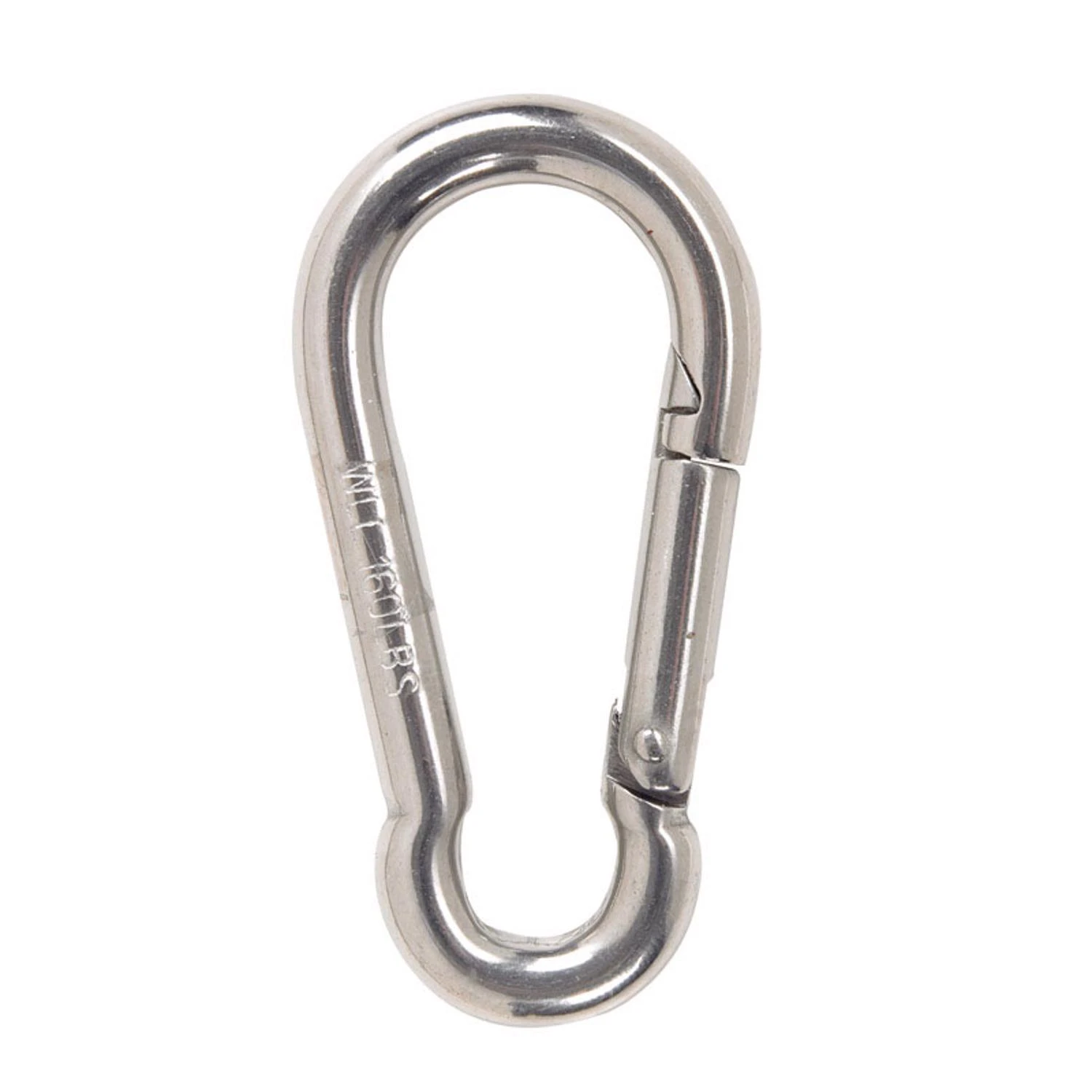 Stainless Steel Spring Snap Link, 1/4-In.