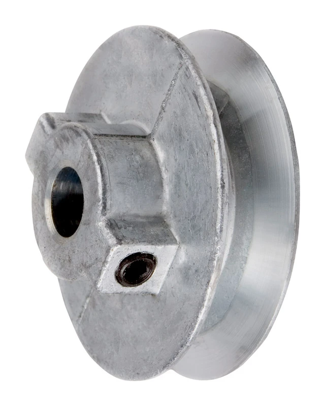 V-Groove Die-Cast Pulley, 1/2 Bore x 3.5 In. Dia.