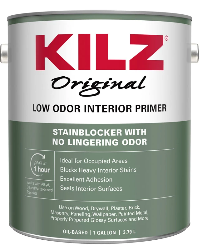 Odorless Primer & Sealer, Oil Base, White, 1-Gallon