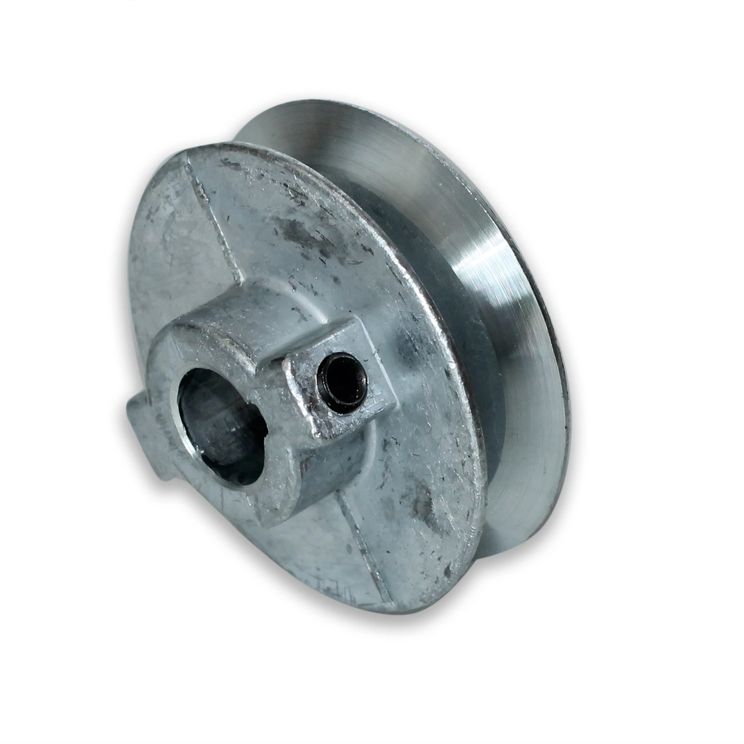 Single V-Groove Die Cast Pulley, 0.625 x 2.5 In.