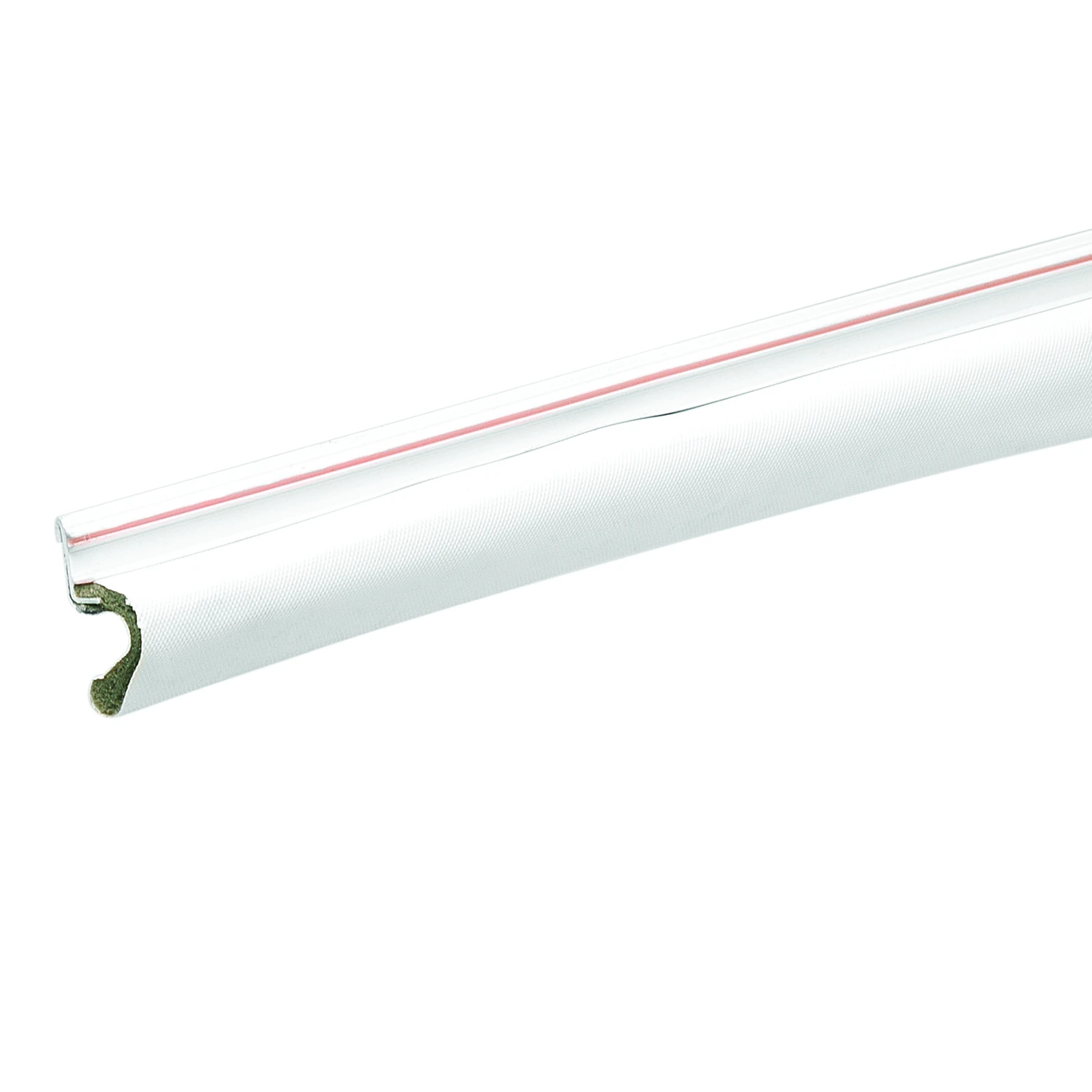 White Door Seal for Kerfed Millwork Doors, 1 In. x 7 Ft.